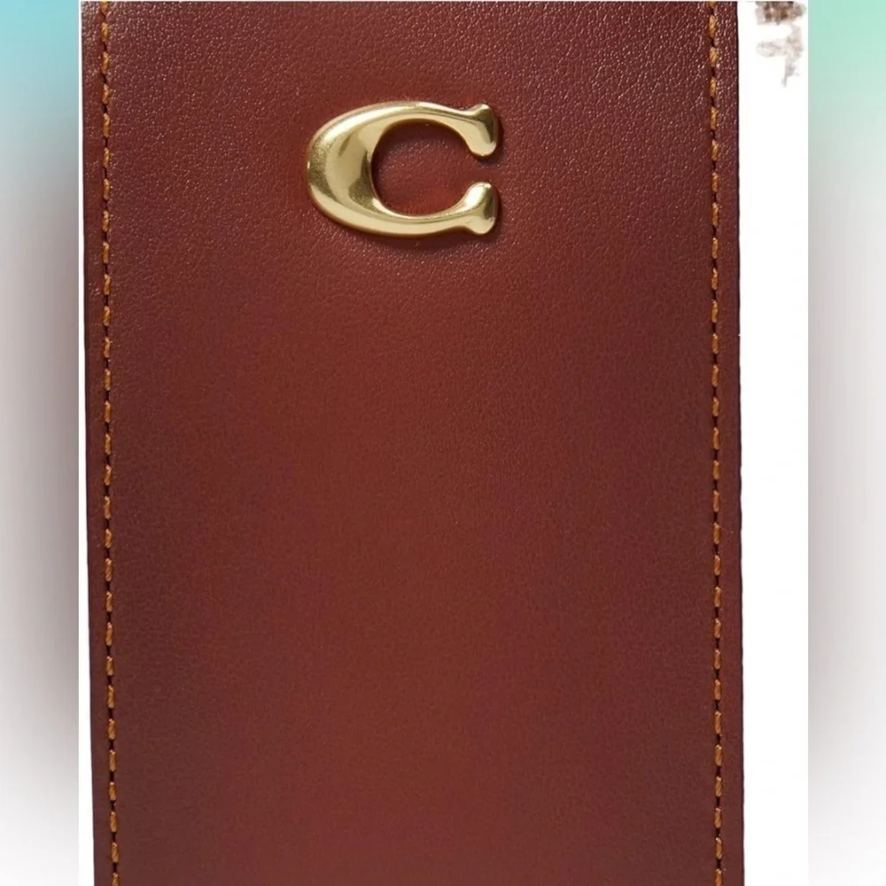 - Coach Womens Coated Canvas Signature Small Wristlet (new) - Picture 7 of 7